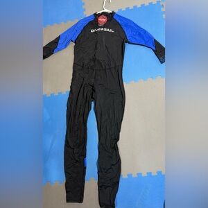 Dive & Sail Black and Blue One Piece UV Protection Wetsuit